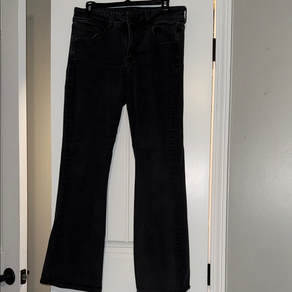 American Eagle Outfitters Black Boot Cut Jeans